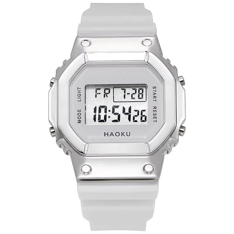 Shaktism Fashion Men Sports Watch, Led Display, Countdown Timer, Waterproof, Rubber Case, Silicone Band, Chronograph, Calendar F
