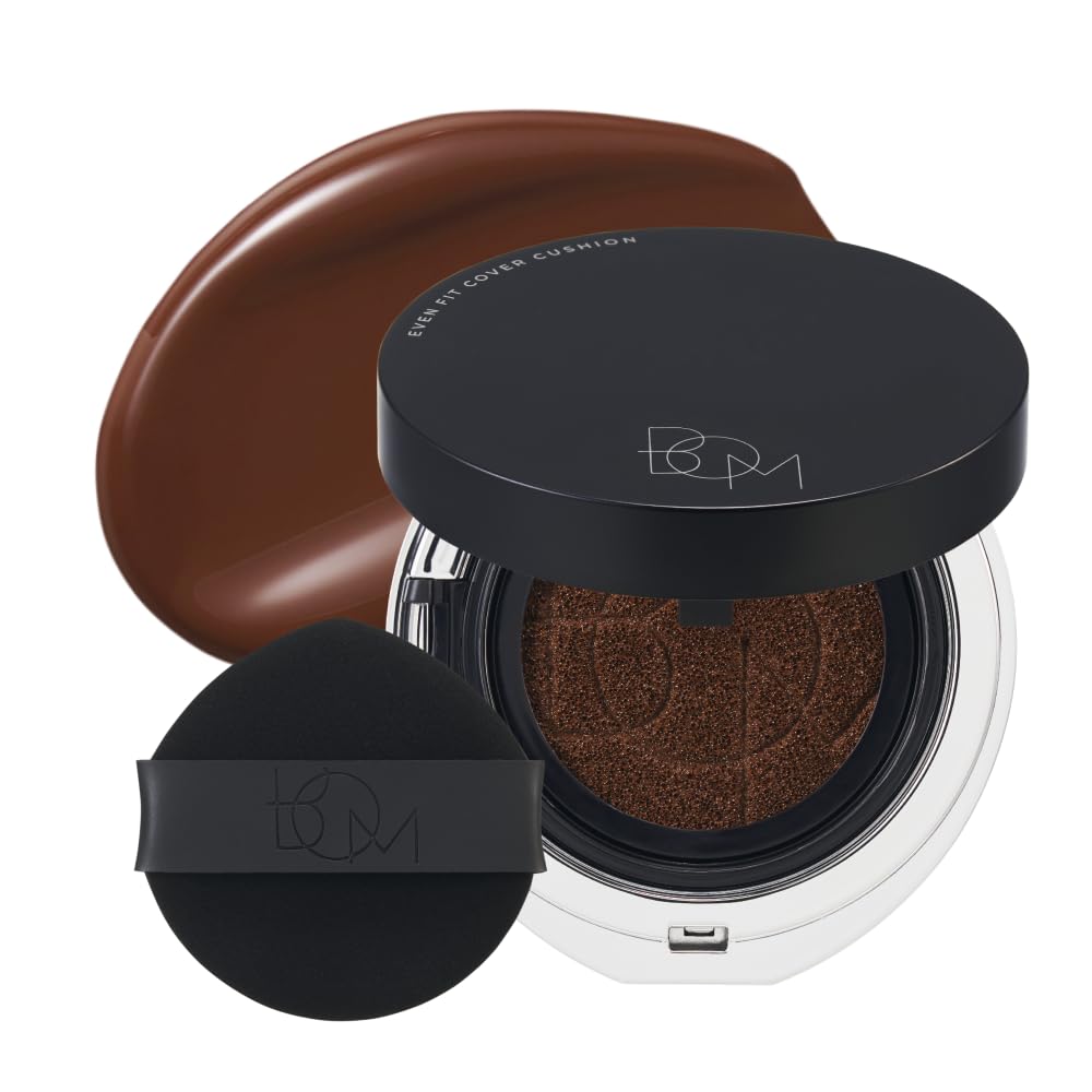 BOM COSMETICS Even Fit Cover Cushion 51N Cocoa 15g, Skin Tint Concealer Foundation for Full Coverage with Weightless Wear and a 