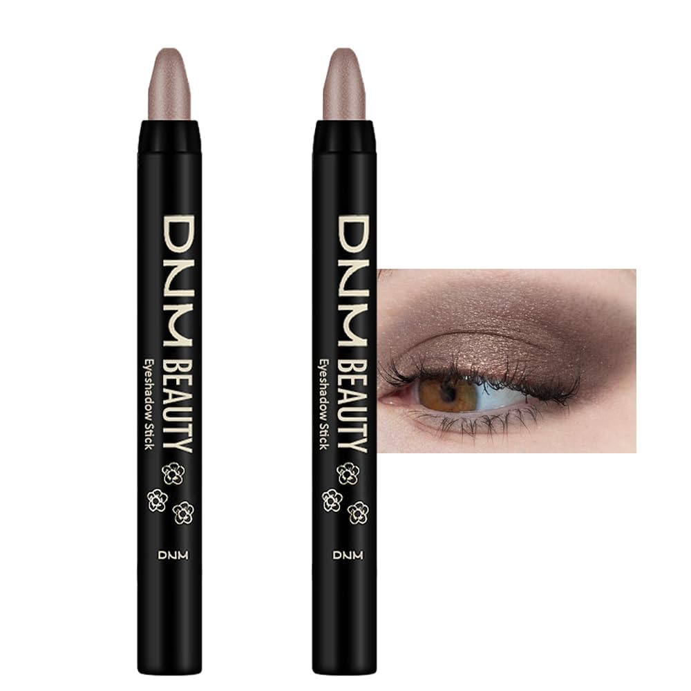 Evpct 2Pcs Cream Eyeshadow Sticks Set For Eyes Waterproof, Taupe Shimmer Matte Eye Shadow Stick Pencil Pen Bulk Sombras En Crema