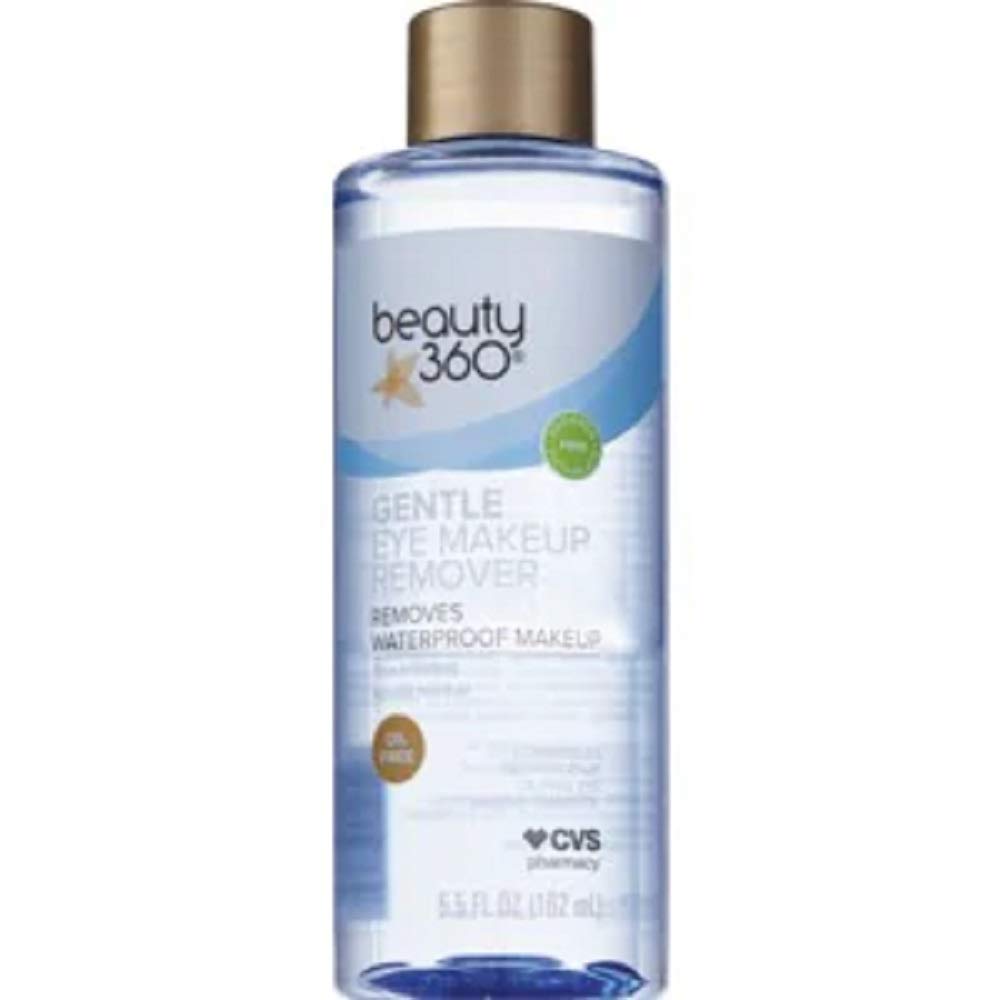 Cvs Beauty 360 Gentle Oil-Free Eye Makeup Remover 5.5Oz / 162Ml