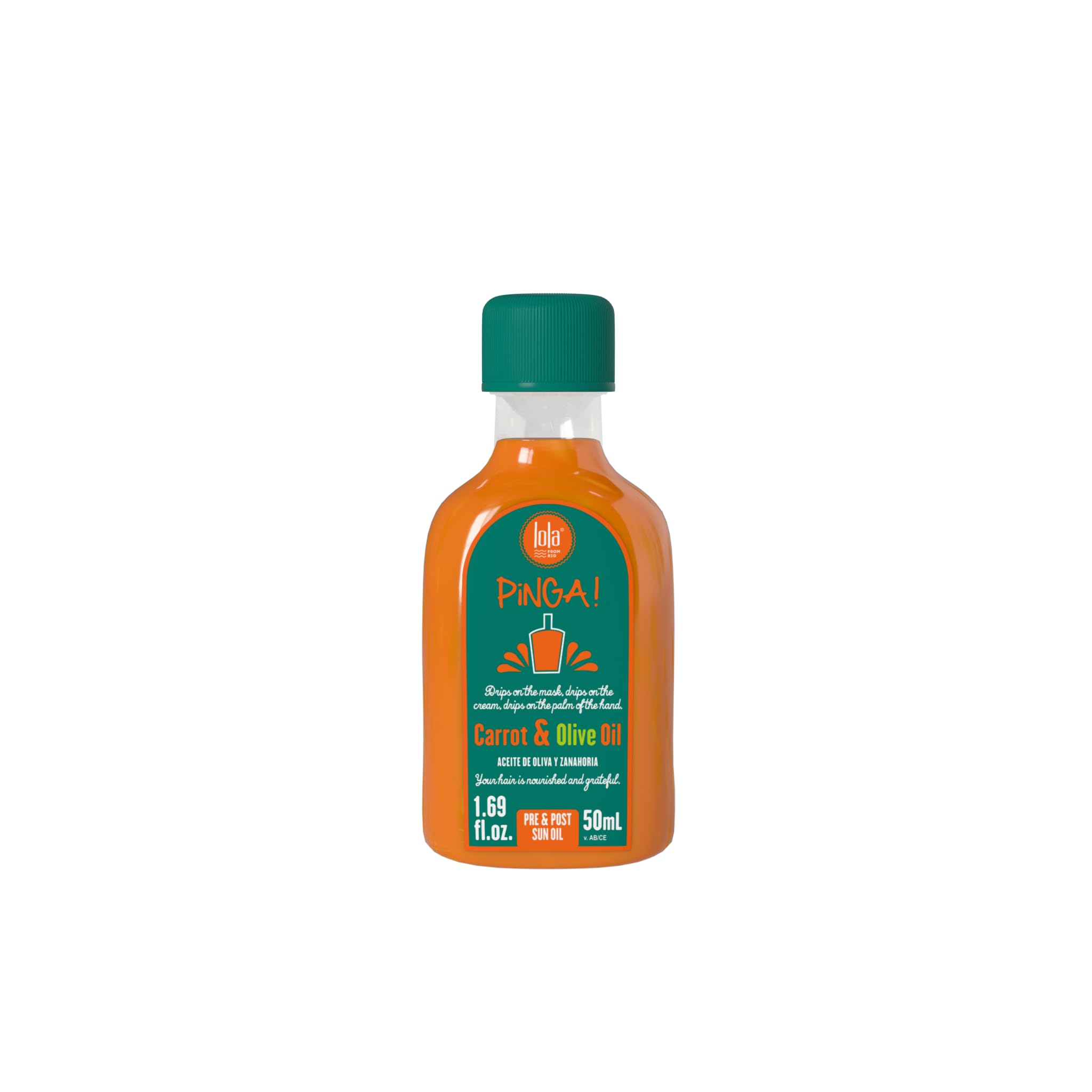 Lola From Rio  Pinga!  Carrot And Olive Oil For Softer and Radiant Hair. Reccomended as a BeforeandAfter Sun Hair Oil 1.69 F