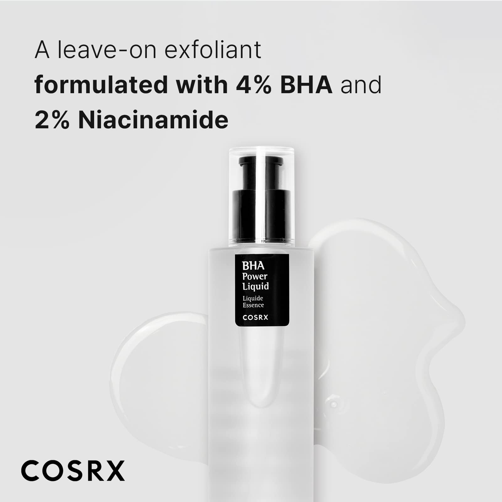 Cosrx Niacinamide 2% + Bha 4% Blackhead Exfoliant Toner 3.38 Fl.Oz / 100Ml, Korean Toner, Blackhead Remover, Pore Minimizer For