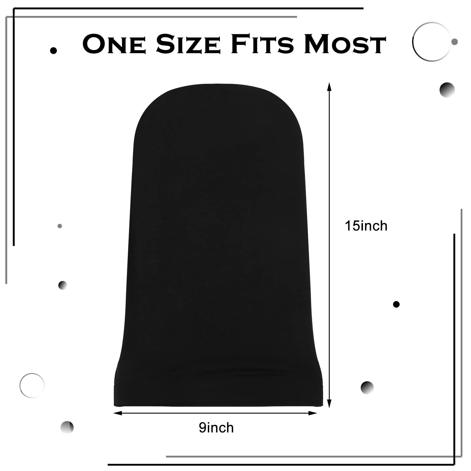 4 Pieces Unisex Dreadlock Cap Long Hair Dreads Head Wrap Sleeping Cap Hair Accessories Sleep Bonnet For Men Women (Black)