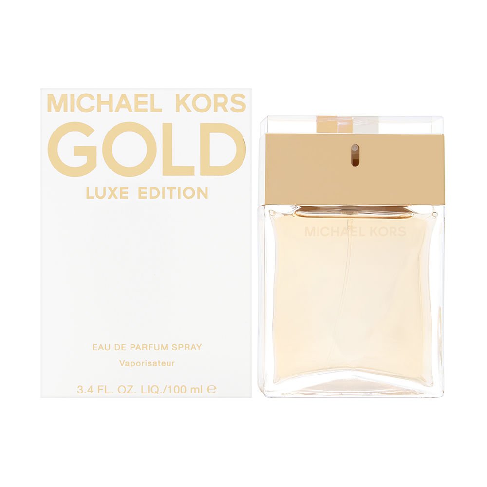 Michael Kors Gold Luxe Edition Eau de Parfum Spray for Women, 3.4 Ounce, MK58Y8