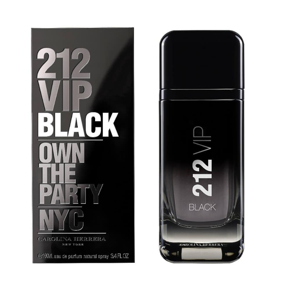212 Vip Black By Carolina Herrera, 3.4 Oz Eau De Parfum Spray For Men