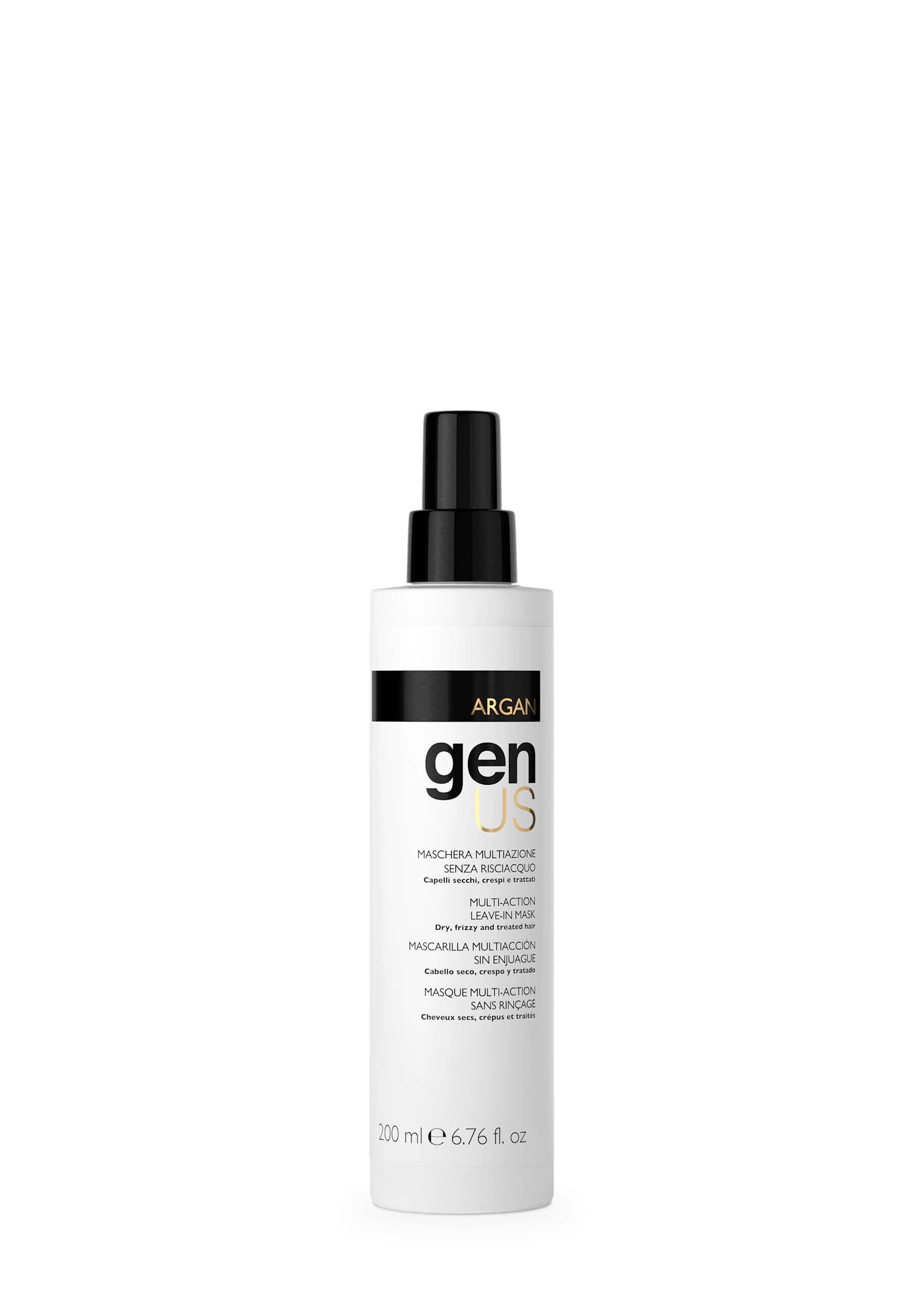 Genus Argan Hydrating Spray Hair Mask  Enriched with Argan Oil & Linseed Oil for Dry, Frizzy & Treated Hair  Moisturizing, Ant