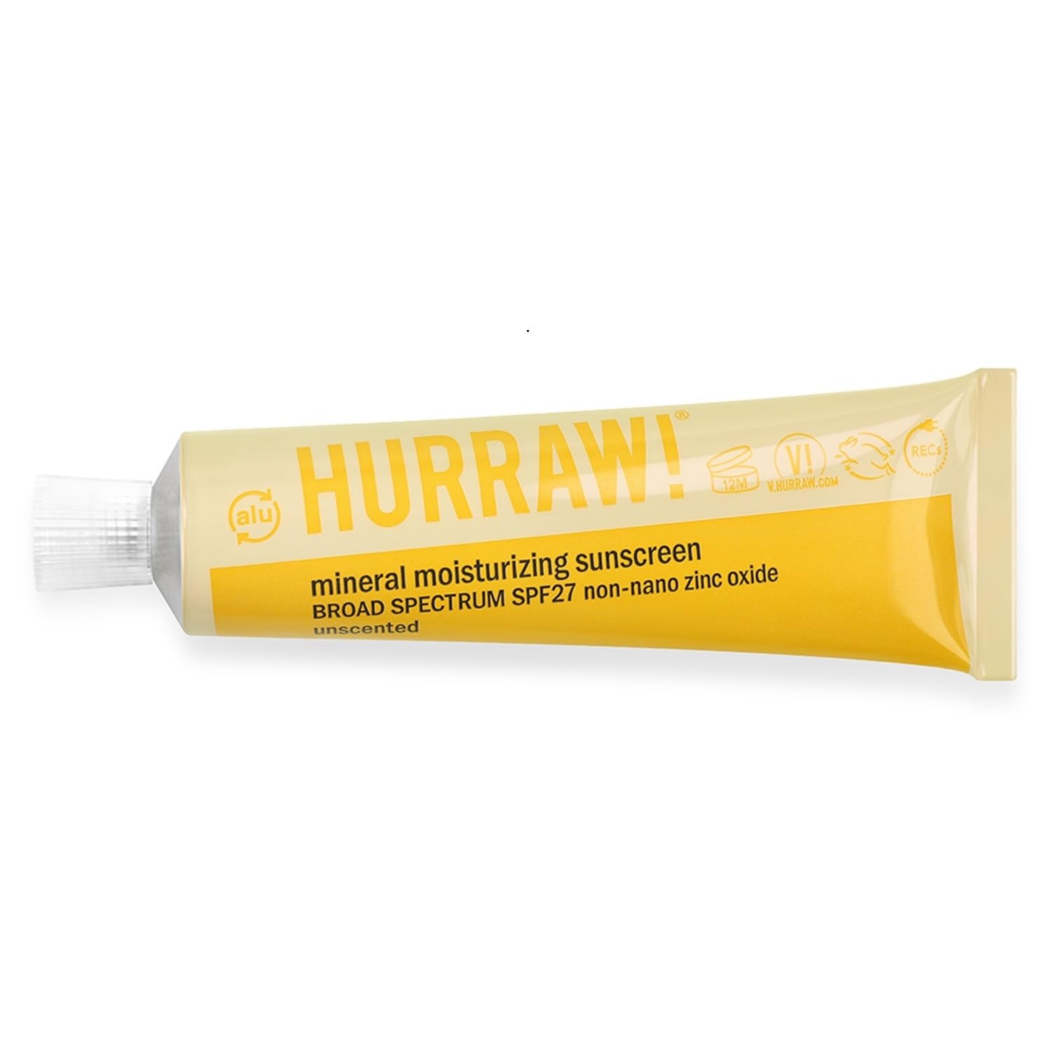 Hurraw! SUNUP Mineral Moisturizing Sunscreen, SPF 27: 100% Natural and 57% Organic. Zinc oxide broad spectrum UVA and UVB protec