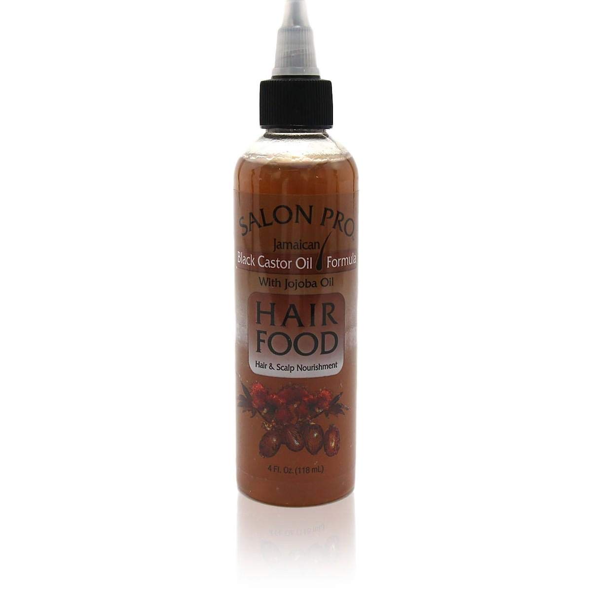 SalonPro Hair Food Black Castor With Jojoba Oil 4oz, 4 Oz