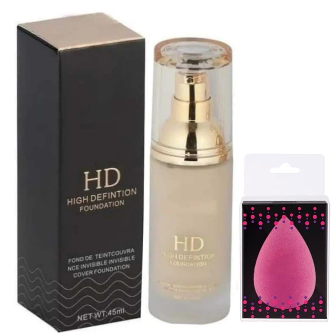 Huda Zone Professional Waterproof Hd Moisture Foundation (Skin Base, 45 Ml)
