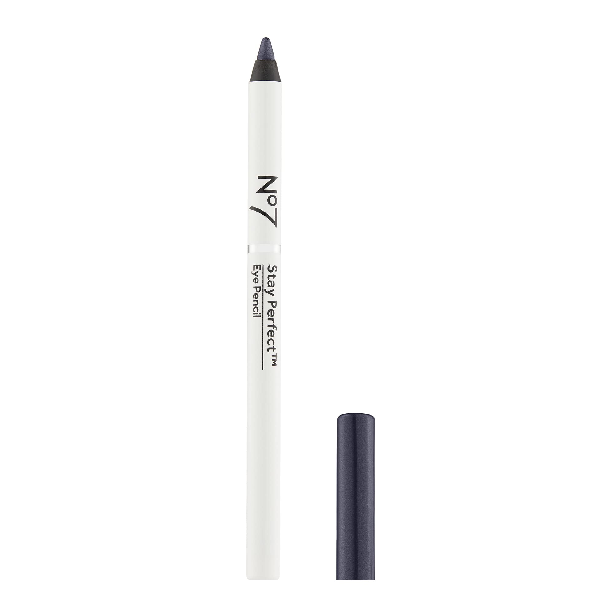 No7 Stay Perfect Amazing Eye Pencil - Navy Blue - Precision Tip Pencil Eyeliner For Silky, Effortlessly Smooth Texture - Up To 1
