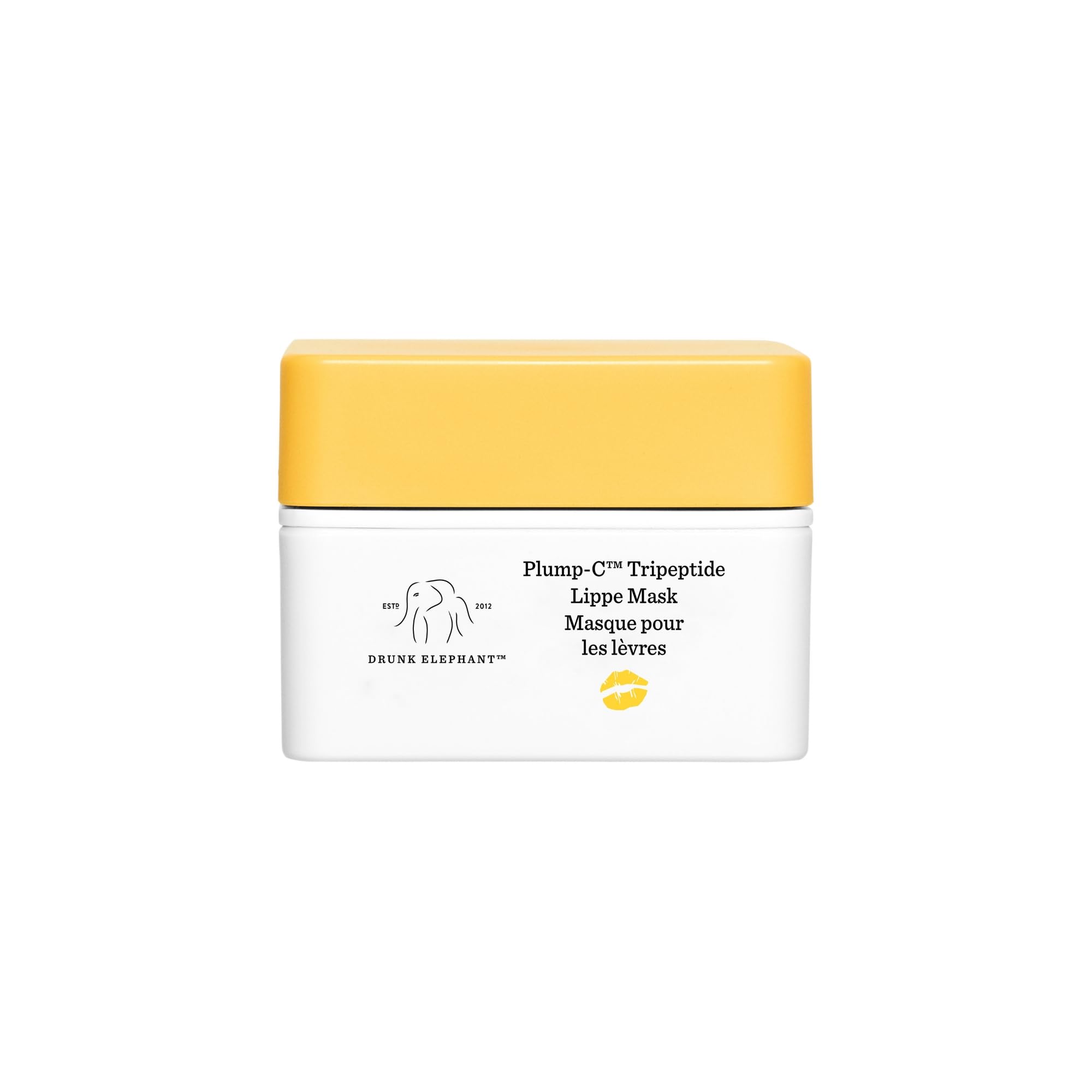 Drunk Elephant Plump-C Tripeptide Lippe Mask- 20 g/ 0.7oz - Clean Clinical Skincare - Cruelty-Free- Free of Essential Oils, Sili