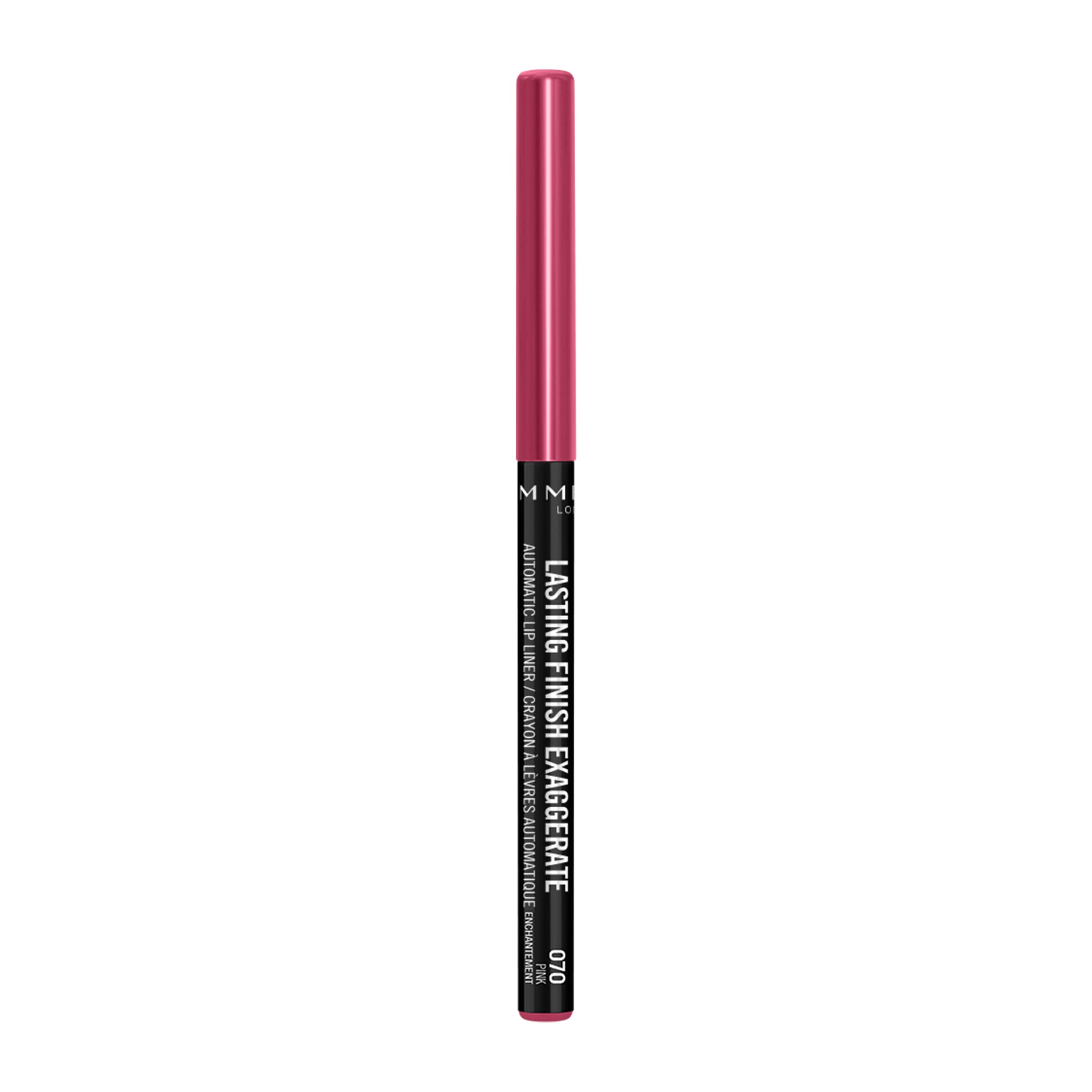 Rimmel Lasting Finish Exaggerate Automatic Lip Liner - Rich, Smooth Formula For Long Lasting Lip Looks - 70 Pink Enchantment, .0