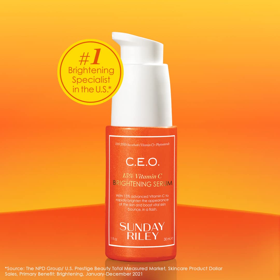 Sunday Riley C.E.O. 15% Vitamin C Brightening Serum 1.7Oz