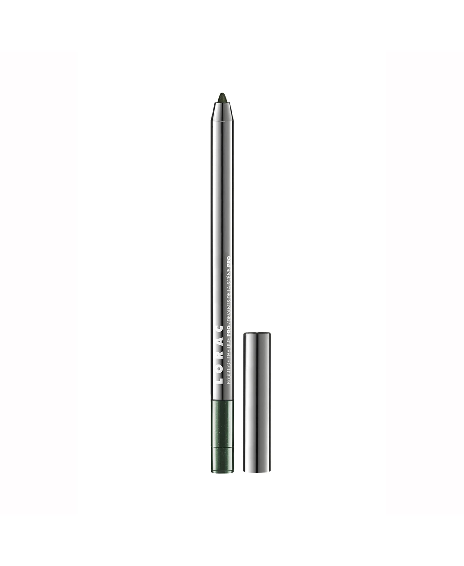 Lorac Front Line Pro Waterproof Eyeliner Pencil, Dark Green| Long Lasting| Makeup Pencil Sharpener | High-Precision