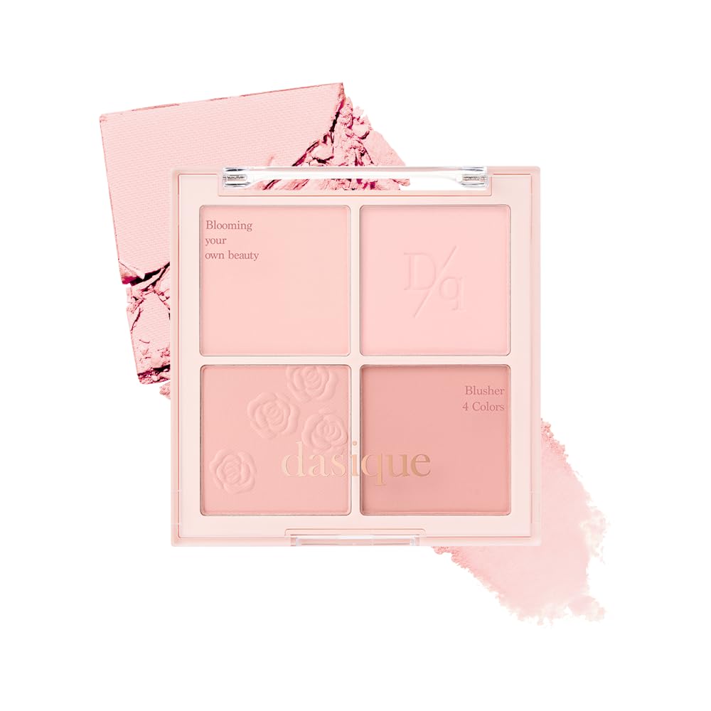 Dasique Blending Mood Cheek #15 Rose Milk Tea | 4 Blendable Shades