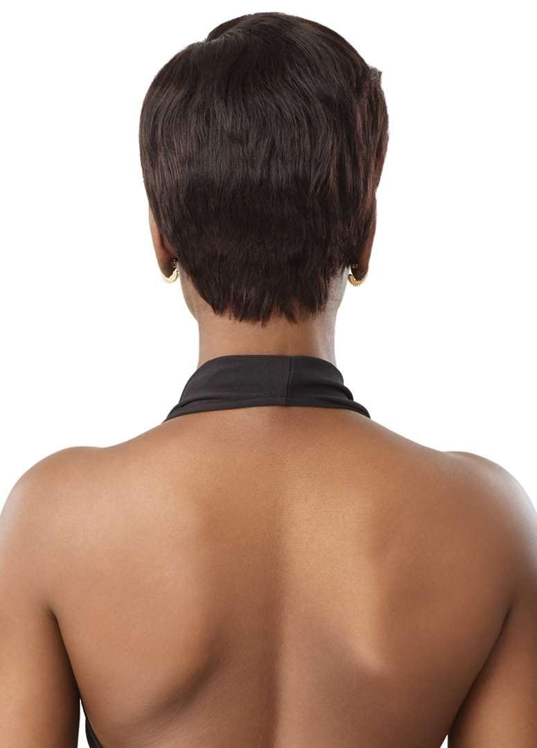 Outre Fab & Fly Full Cap Wig - Human Hair - Riri (NATURAL BLACK)