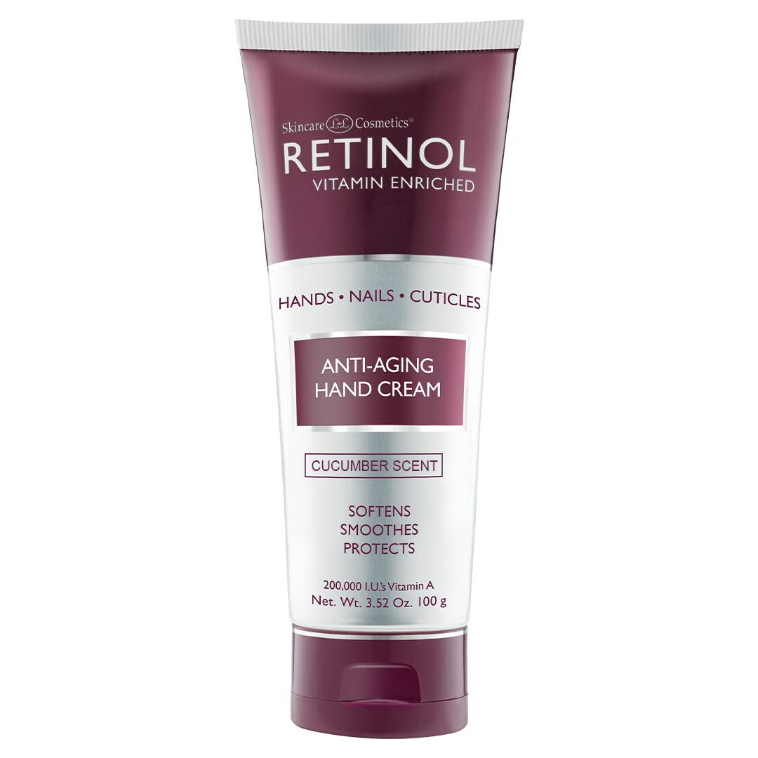 Retinol Anti-Aging Hand cream - The Original Retinol Brand For Younger Looking Hands -Rich, Velvety Hand cream conditions & Prot