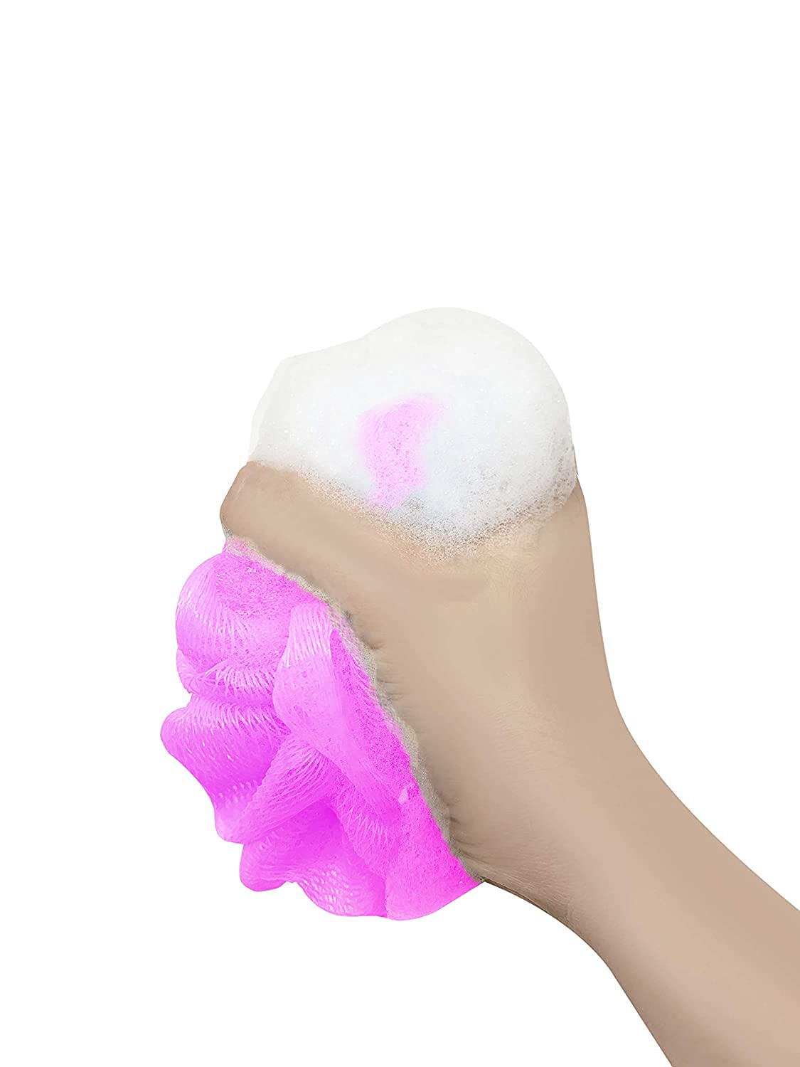 Loofah Lord 12 Pink Bath Or Shower Sponge Loofahs Pouf Mesh Wholesale Bulk Lot