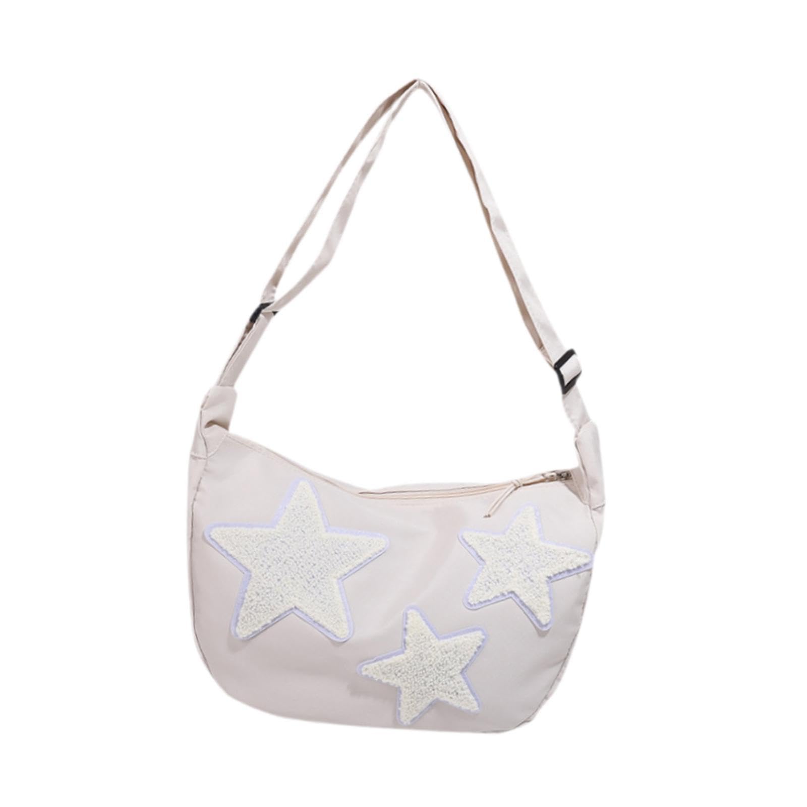 Enakshi Womens Crossbody Stylish Hobo Ladies Star Pattern Shopping Purse White|Clothing, Shoes & Accessories | Womens & S|Women