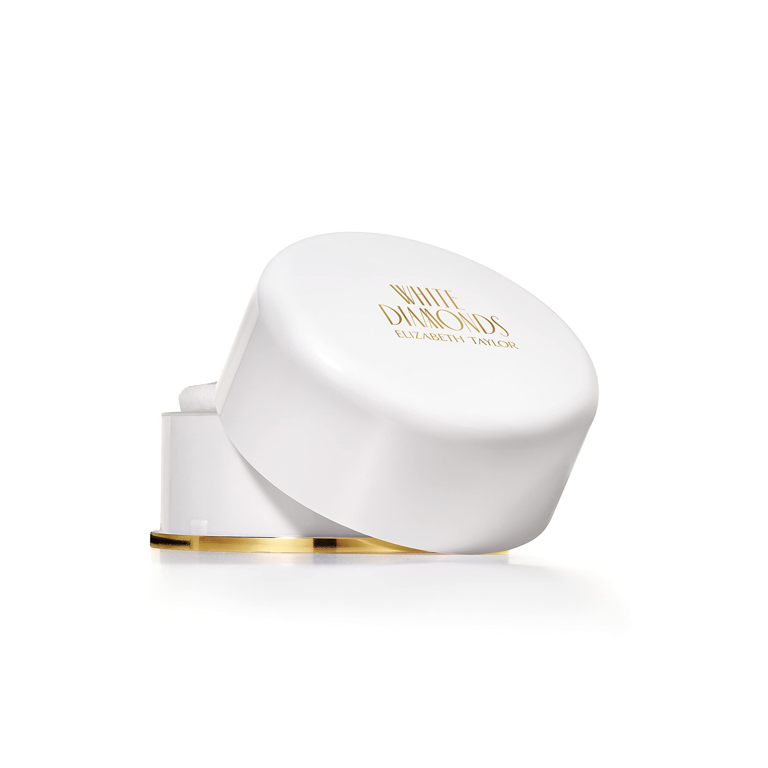 Elizabeth Taylor Body Powder For Women, Fragrance With Body Puff, White Diamonds, 2.6 Oz