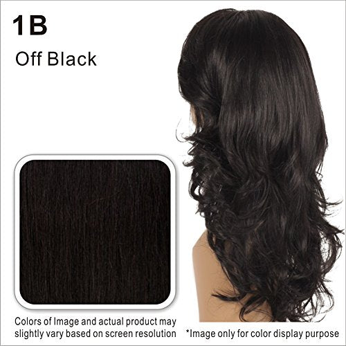 Vivica A Fox Hair Collection Tori New Futura Synthetic Fiber Full Lace Front Wig, 1B, 10 Ounce