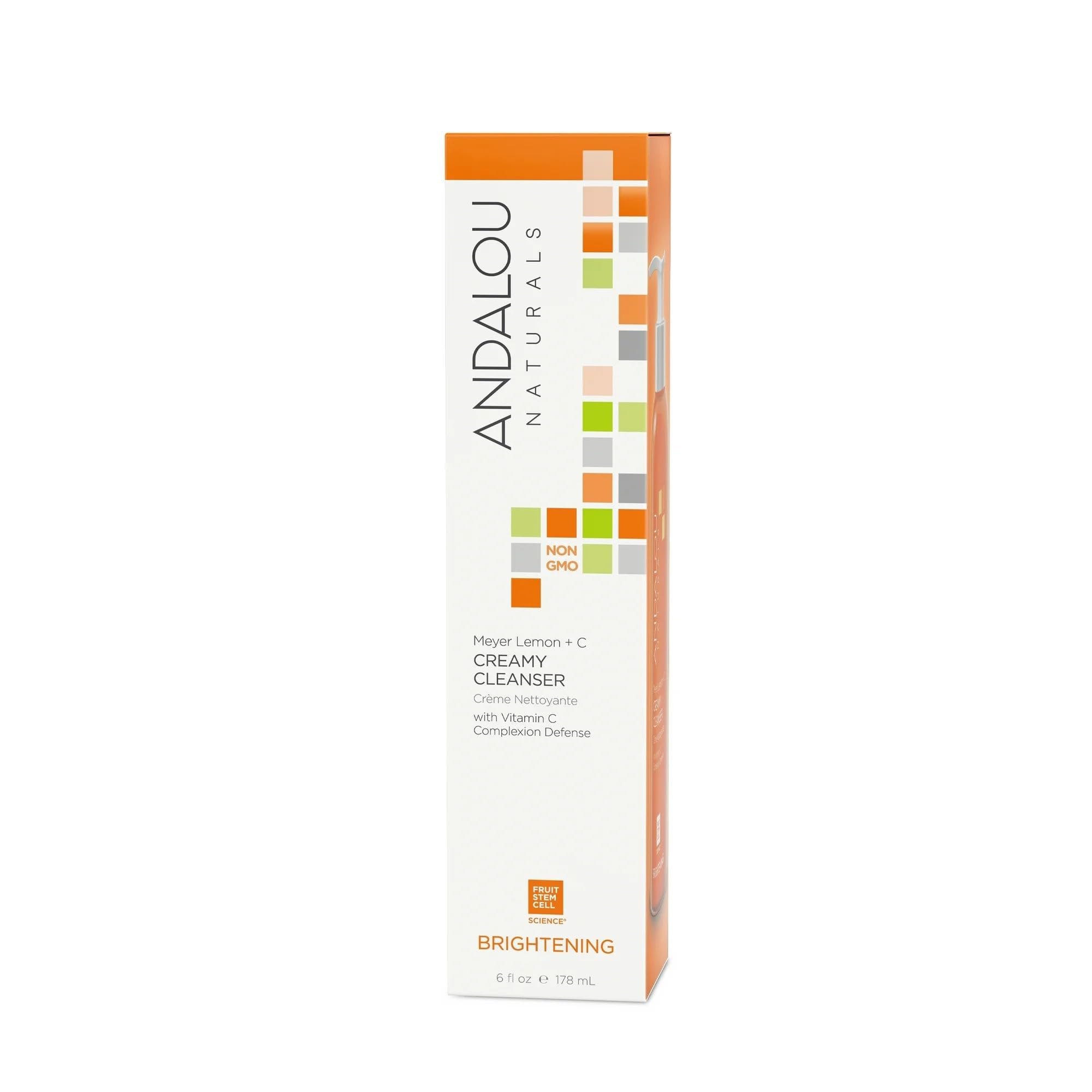 Andalou Naturals Meyer Creamy Cleanser, Lemon 6 oz (Pack of 3)