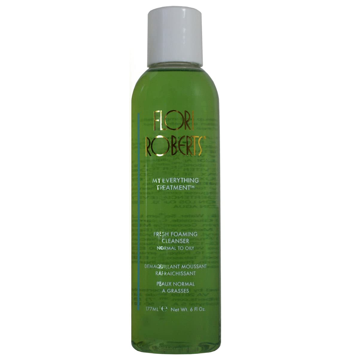 Flori Roberts Fresh Foaming Cleanser, Gentle Purifying Face Wash for Women of Color or Deeper Skin Tones, Cleansing Gel for Norm