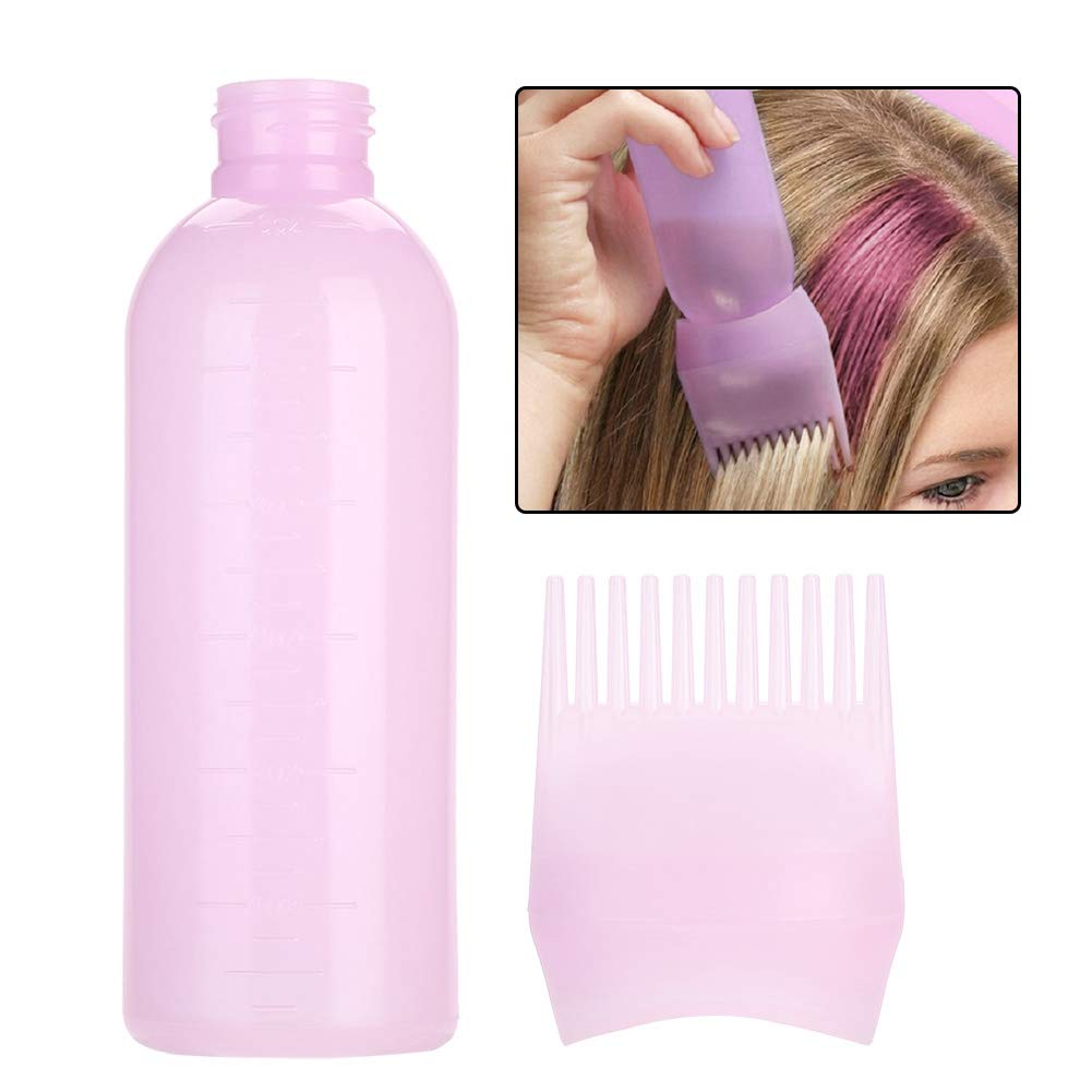 Hair Dyeing Bottle, Hair Color Applicator Bottle, 3 Colors Hair Dyeing Bottle Brush Shampoo Hair Color Oil Comb Applicator Tool