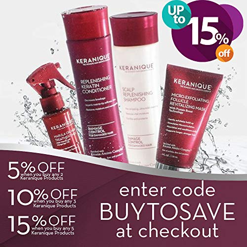 Keranique Hair Regrowth Treatment Extended Nozzle Sprayer - 2% Minoxidil, 30 Day Supply - Regrow Thicker-Looking Hair, Helps Rev