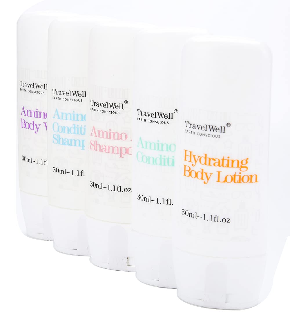 Travelwell Hotel Toiletries Amenities Travel Size Guest Shampoo 1.0 Fl Oz/30Ml, Individually Wrapped 50 Bottles Per Box