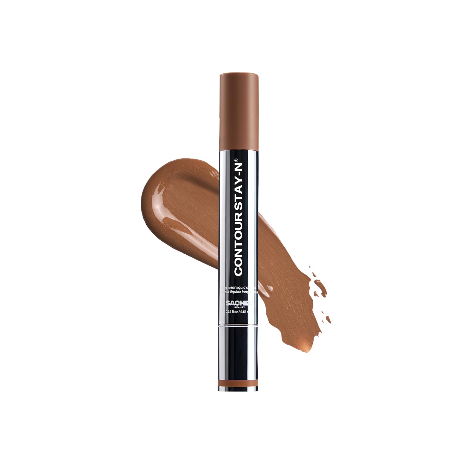Sacheu Liquid Contour STAY-N Long Wear Bronzer Cream Contour Makeup - Long Lasting, Blendable, & Lightweight Formula (Giving Dra