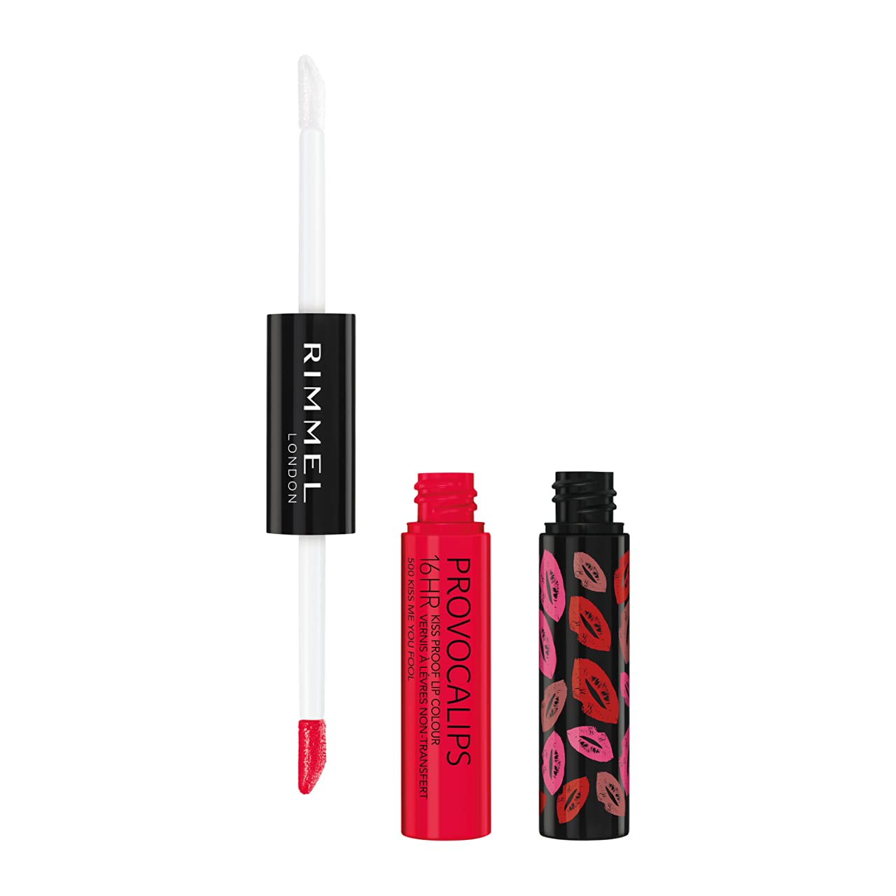 (Pack Of 2) Rimmel Provocalips 16Hr Kissproof Lipstick, Kiss Me You Fool, 0.14 Fluid Ounce