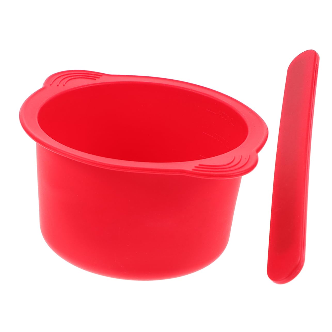 Angoily 2sets Silicone Wax Warmer Bowls for Hair Removal Hightemperature Resistant Liners with Stirring Sticks Capacity for Eas