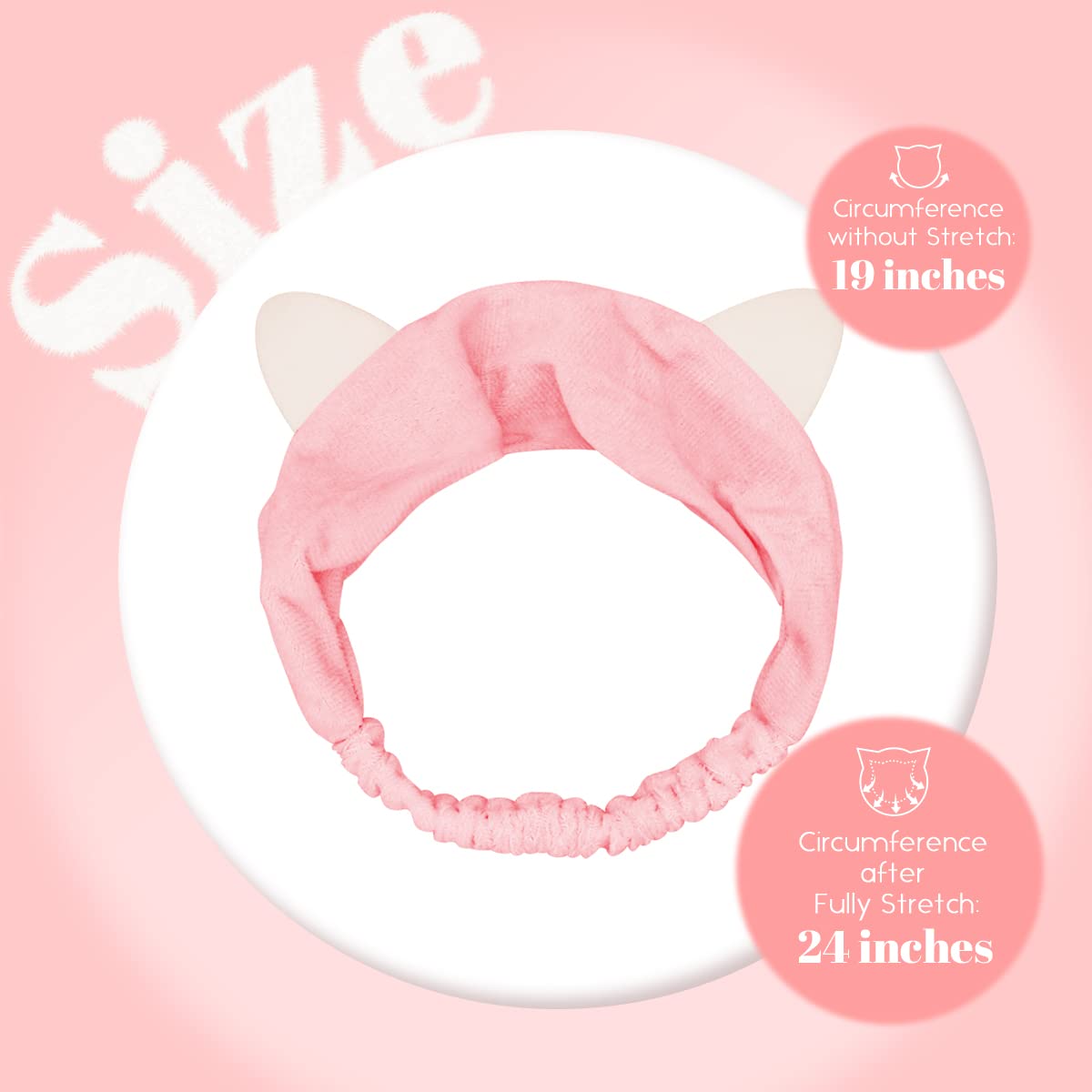 Dreamlover Face Wash Headbands, Teen Girls Gift Ideas, Spa Day Essentials, Girls Sleepover Stuff, Cute Gifts for Women, 3 Pieces