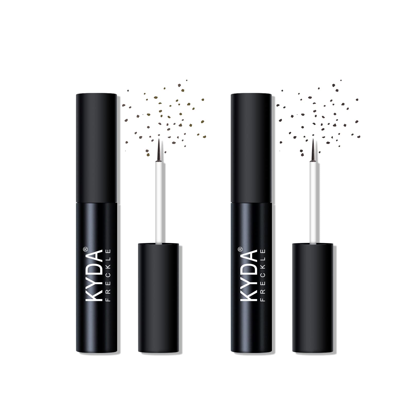 Freeorr 2 Colors Liquid Freckle Pen, Natural Like Freckle Makeup Pen Soft Dot Spot, Waterproof And Smudgeproof Quick Dry For Ins