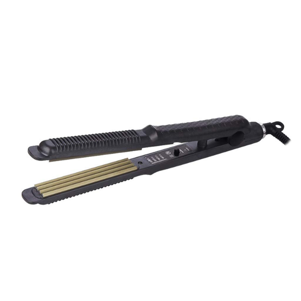 QOPCBCGN Fast Heating Corrugated Hair Straightener Crimper Corrugation Flat Iron Fluffy Small Waves Corn Perm Splint Straighteni