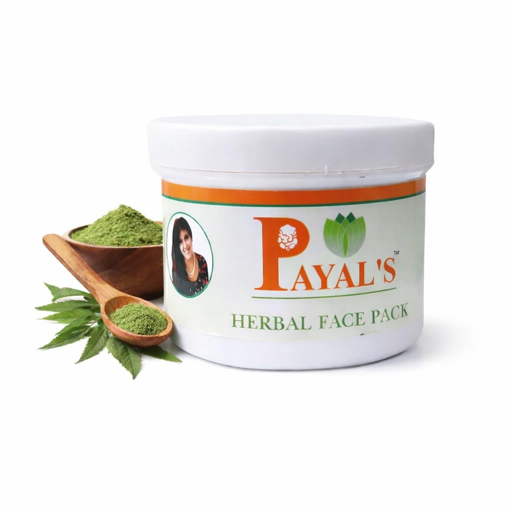 PayalS Herbal Face Pack Powder For Glowing Skin | Natural Herbal Face Mask For Deep Cleansing, Brightening & Smooth Skin | For 