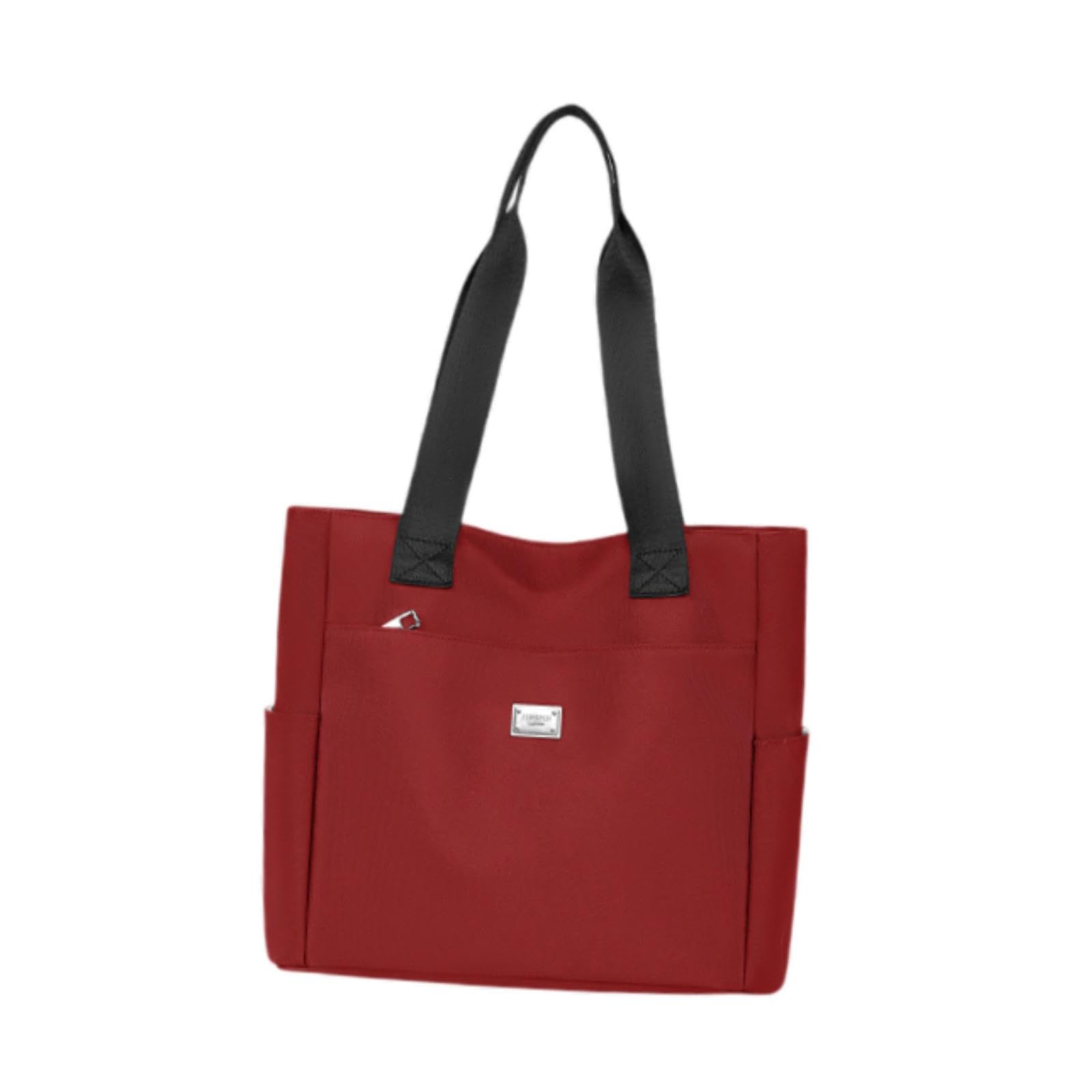 Atorse Tote Bag For Women Travel Purse Shopping Bag Oxford Cloth Large Shoulder Bag Red|Clothing, Shoes & Accessories | Womens H