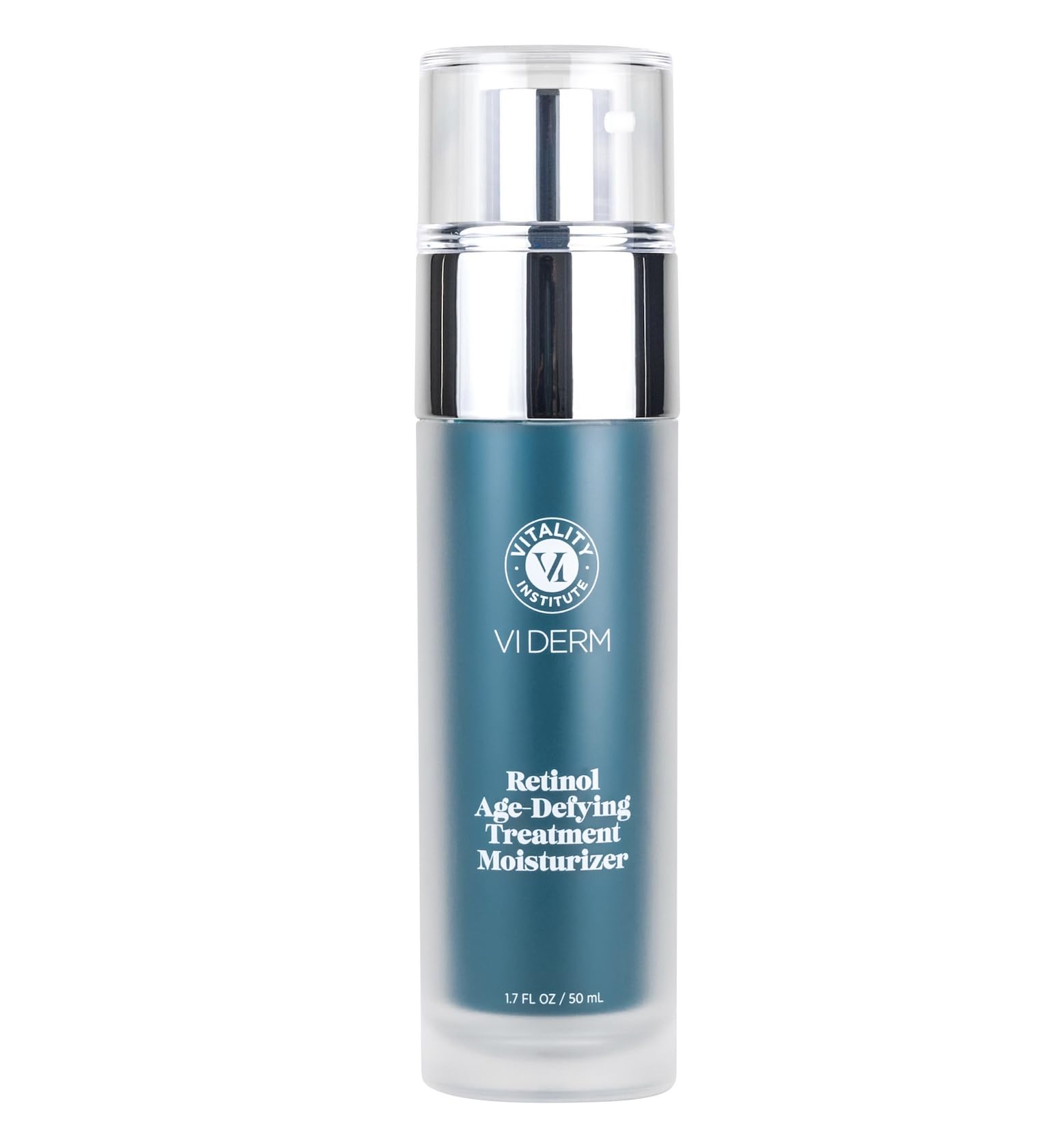 VI DERM Age-Defying Treatment Moisturizer, With Retinol, Vitamin C, and Green Tea, Enhances Collagen Production, 1.7 Fl Oz / 50 