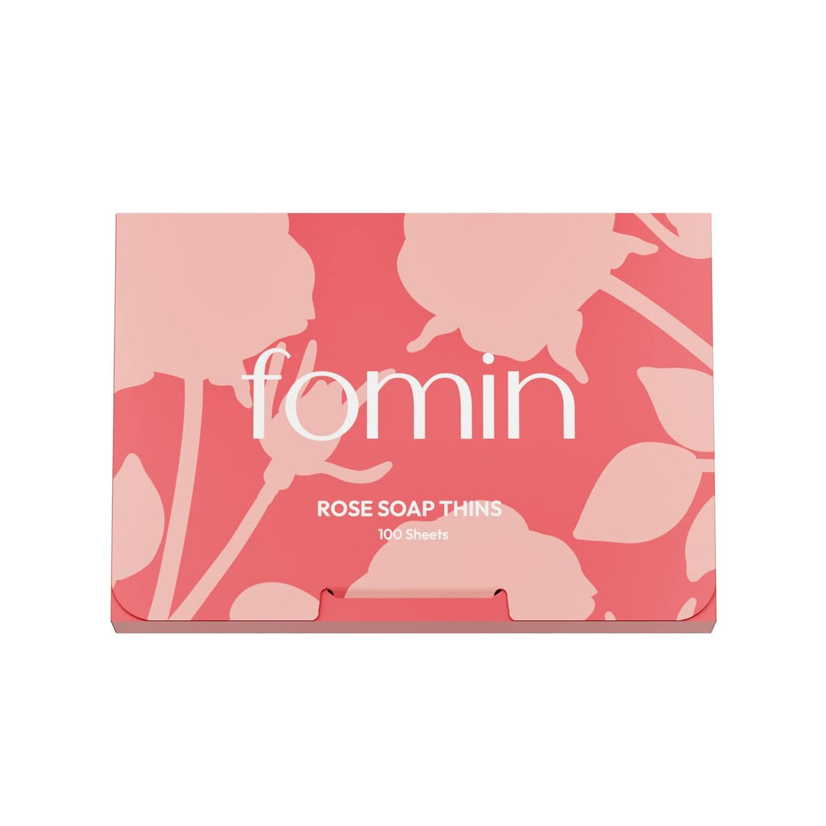 FOMIN - Antibacterial Paper Soap Sheets for Hand Washing - (100 Sheets) Rose Portable Travel Soap Sheets, Dissolvable Camping Mi