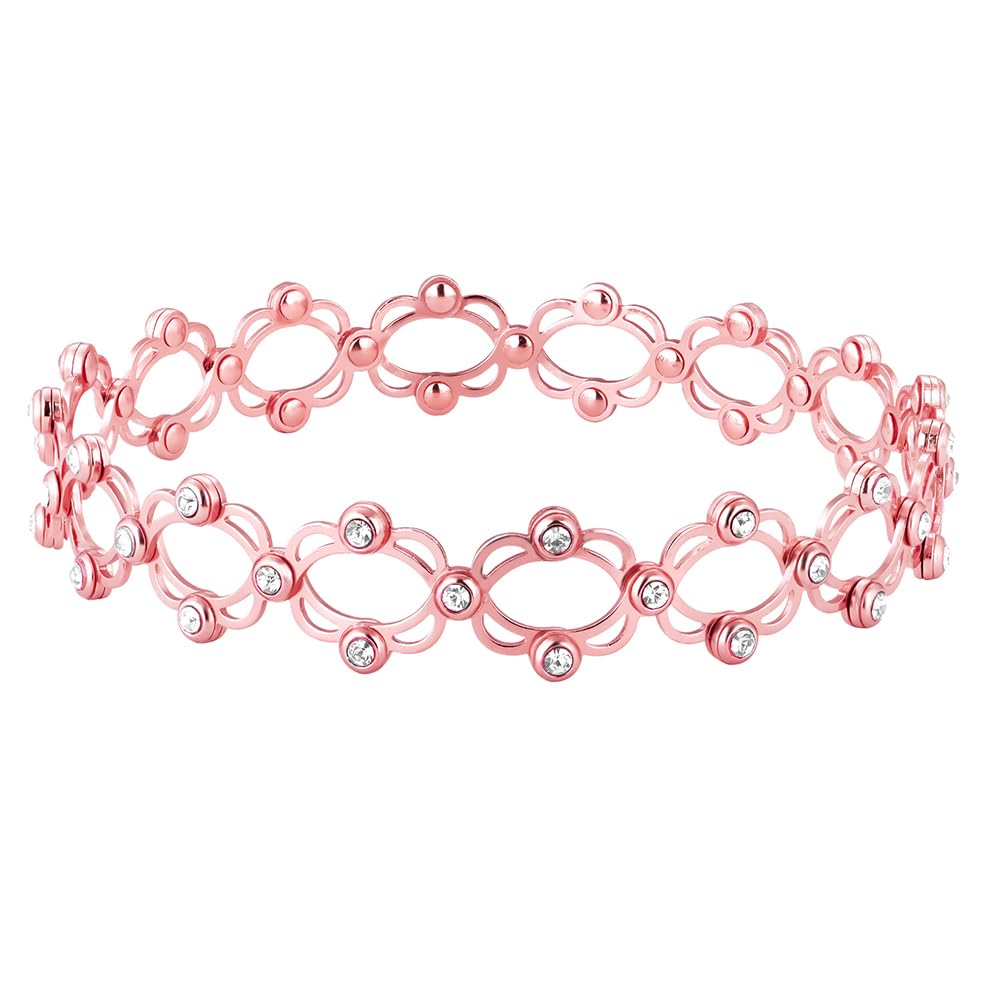 GIVA 925 Silver Anushka Sharma Rose Gold Supple Bracelet |Rakhi Rakshabandhan Gift for Sister Bhabhi, Gifts for Women & Girls|Wi