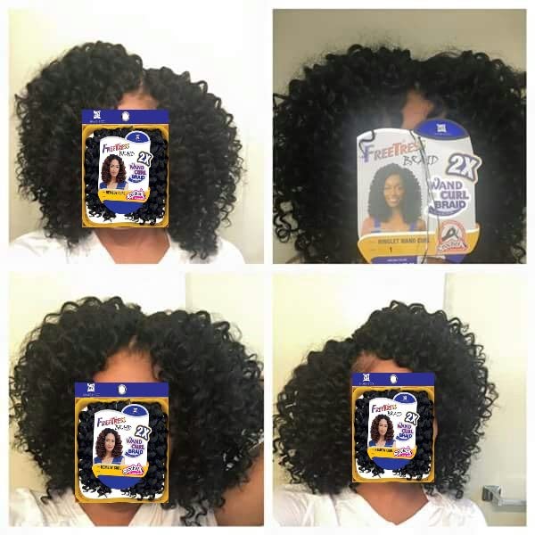 FreeTress Synthetic Hair Crochet Braids 2X Ringlet Wand Curl (2)