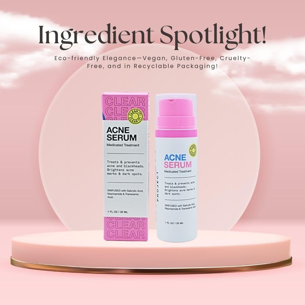 iNNBEAUTY PROJECT Acne Serum Medicated Treatment for Acne & Blackheads 1 oz / 30 ml