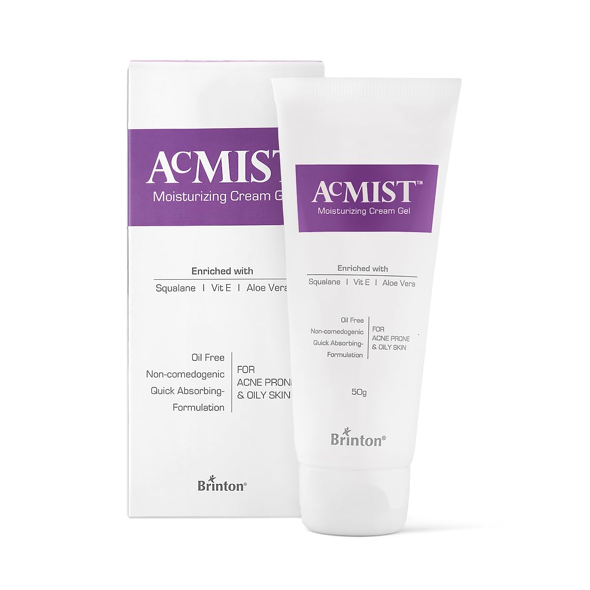 Brinton AcMist Moisturizing Cream Gel for Acne Prone and Oily Skin, Skin Cream, Moisture Cream, Moisturizing Cream, Dry Skin Cre