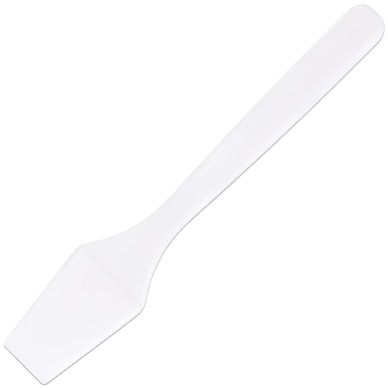 Pana 200Pcs Cosmetic Make Up Disposable Plastic 2.5'' Spatulas Skin Care Facial Cream Mask Spatula (White-200 Pieces In A Box)
