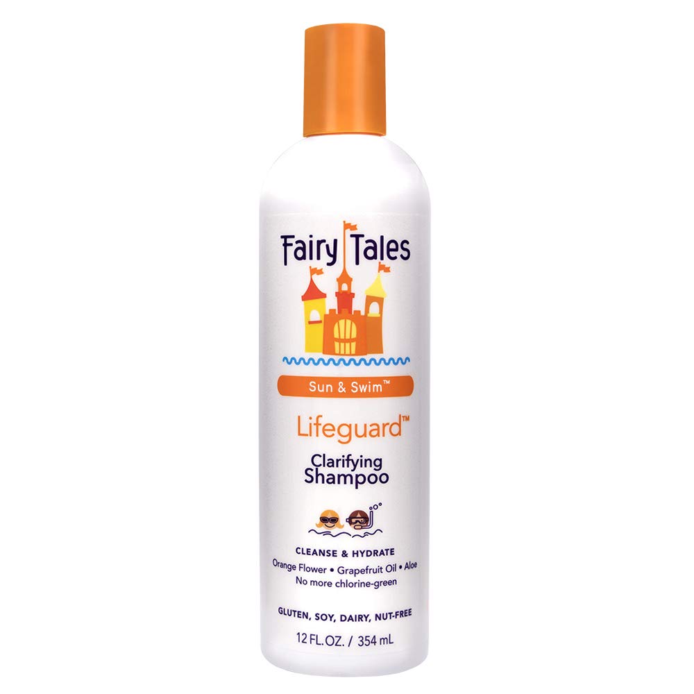 Fairy Tales Swim Shampoo for Kids - 12 oz | Made with Natural Ingredients in the USA | Chlorine Removal Swimmer Shampoo for Kids