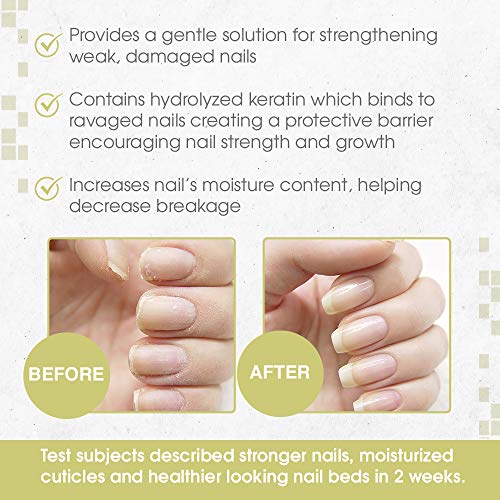 Nail Tek Nail Nutritionist, Keratin Enriched Nail Treatment Oil for Weak and Damaged Nails, 05 oz, 1-Pack