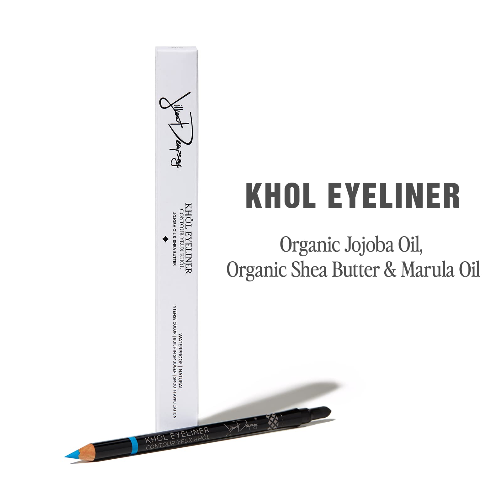 Jillian Dempsey Khl Eyeliner | Waterproof Eyeliner Pencil With Built-In Smudger | Long-Lasting Intense Color | Vegan | Chimpy Bl