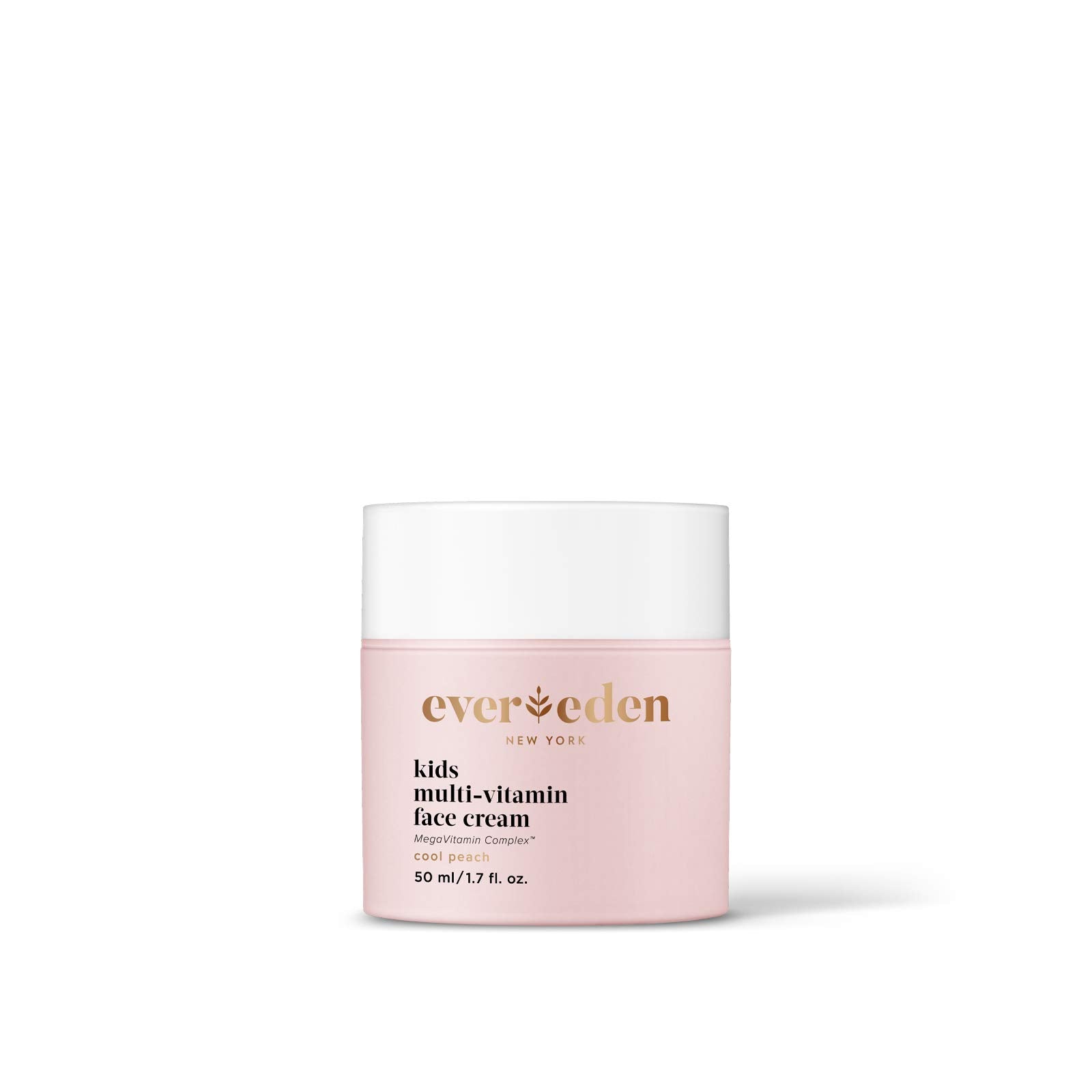 Evereden Kids Face Cream: Cool Peach, 1.7 Oz.  Plant Based And Natural Face Lotion  Clean And Non-Toxic Face Moisturizer  Multi-