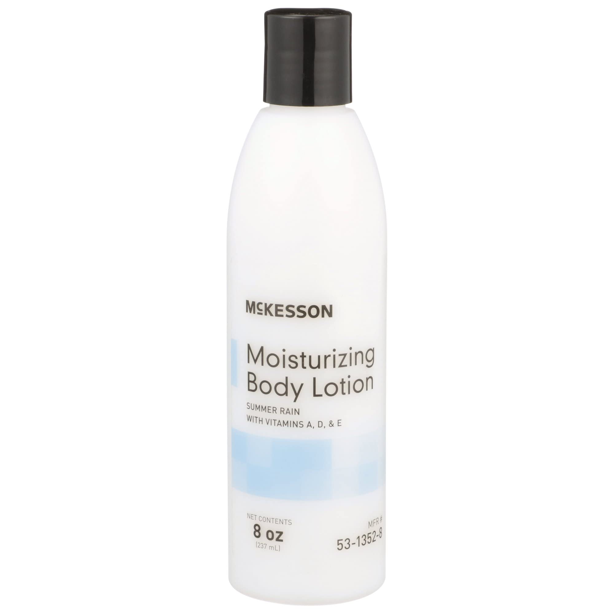 McKesson Moisturizing Body Lotion with Vitamins A, D, E, Summer Rain Scent, 8 oz, 1 Count